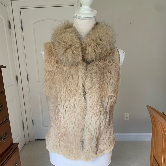 Sheri Bodell Jackets & Blazers - Sheri Bodell Rabbit and Fox Fur Vest